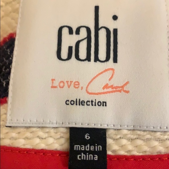 Cabi Double Breasted Stripe jacket, size 6 - Picture 4 of 7